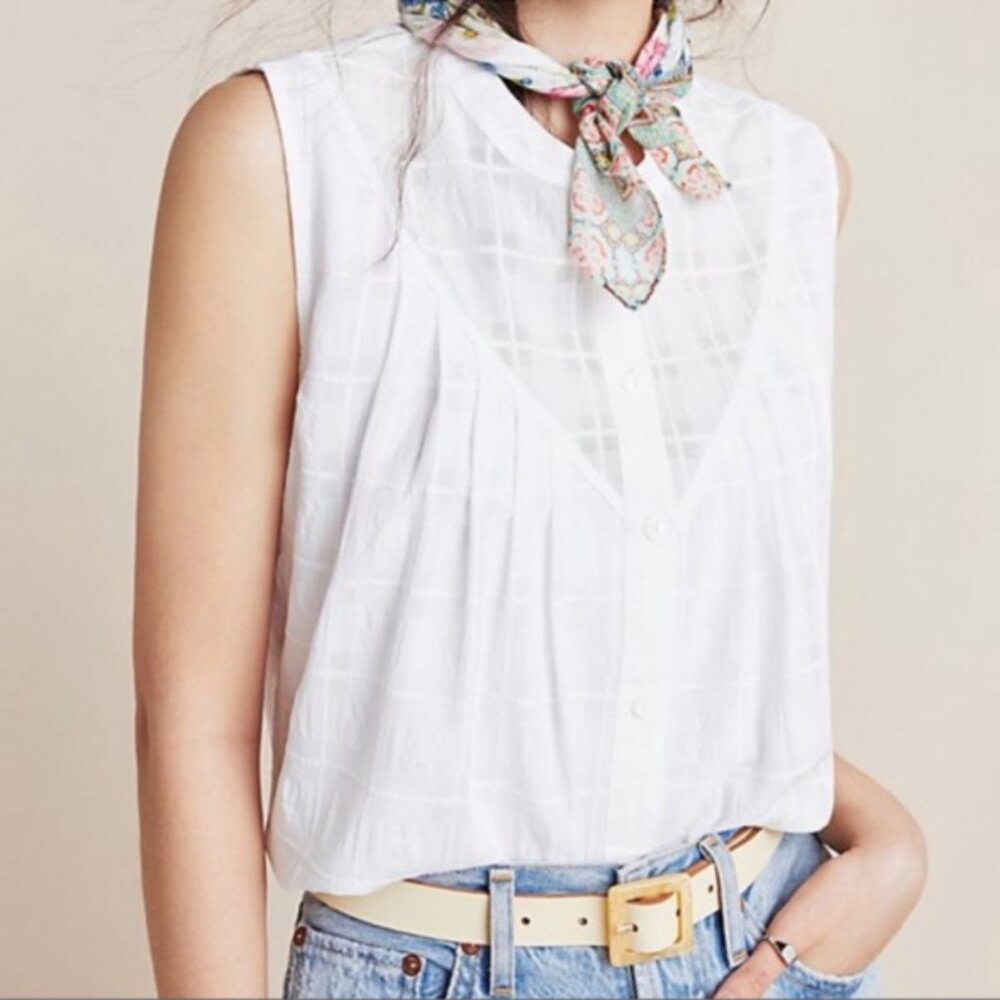 NWT Current Air sleeveless blouse from Anthropologie